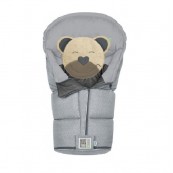 Baby Nest - Sacco per passeggino Mucki Fashion - Colori Baby Nest: Silver