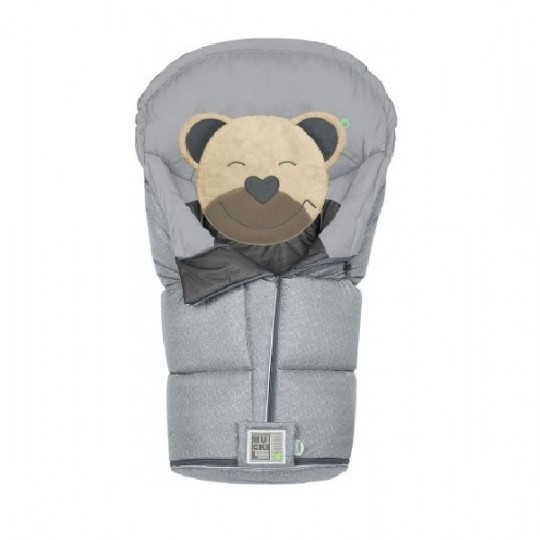 Baby Nest - Sacco per passeggino Mucki Fashion - Colori Baby Nest: Silver