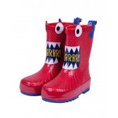 Mr.Tiggle  - Stivale da pioggia Mostro Rosso - Taglia Scarpe: 22