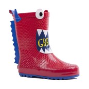 Mr.Tiggle  - Stivale da pioggia Mostro Rosso - Taglia Scarpe: 26