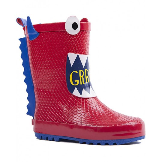 Mr.Tiggle  - Stivale da pioggia Mostro Rosso - Taglia Scarpe: 23