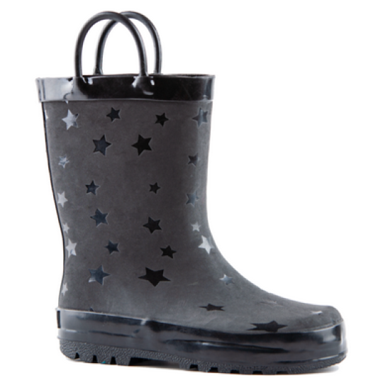 Mr.Tiggle  - Stivale da pioggia Stellato Nero - Taglia Scarpe: 24