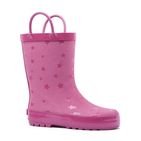 Mr.Tiggle  - Stivale da pioggia Stellato Rosa - Taglia Scarpe: 23