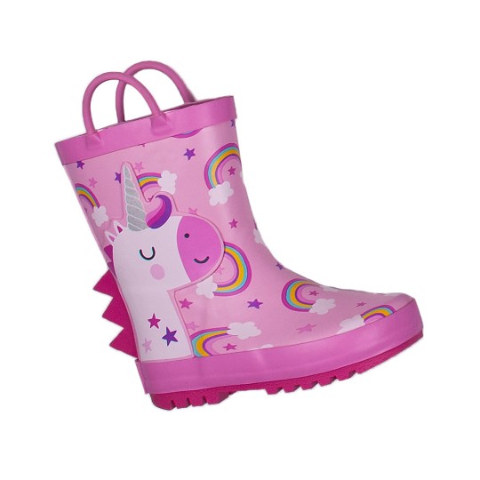 Mr.Tiggle  - Stivale da pioggia Unicorno con Arcobaleno - Taglia Scarpe: 22