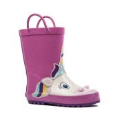 Mr.Tiggle  - Stivale da pioggia Unicorno Rosa - Taglia Scarpe: 22