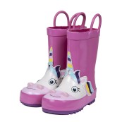 Mr.Tiggle  - Stivale da pioggia Unicorno Rosa - Taglia Scarpe: 23