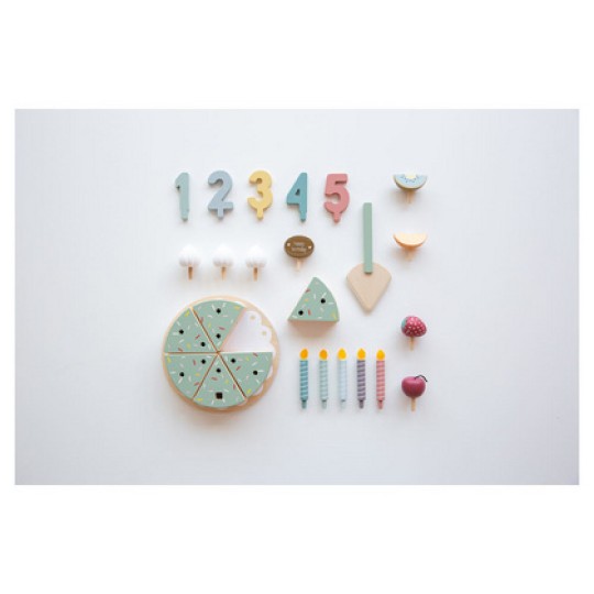 Little Dutch -Set Torta di Compleanno di Legno