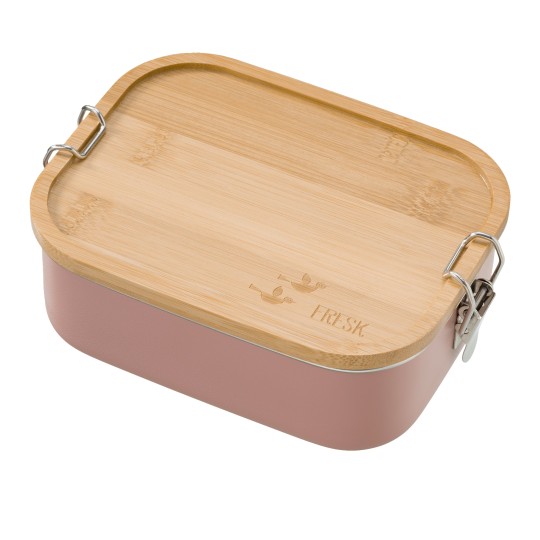 Fresk - Lunch Box con divisorio tinta unita - Disegno Fresk: Ash Rose