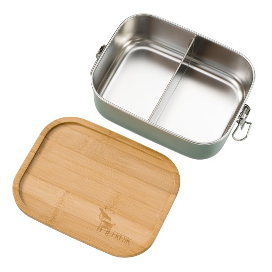 Fresk - Lunch Box con divisorio tinta unita - Disegno Fresk: Chinoise Green