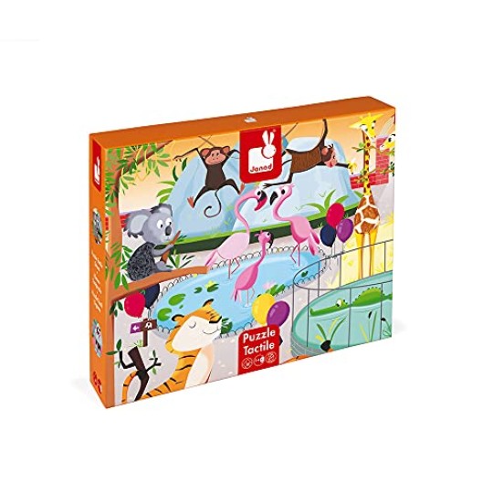 Janod - Puzzle tattile 20pezzi