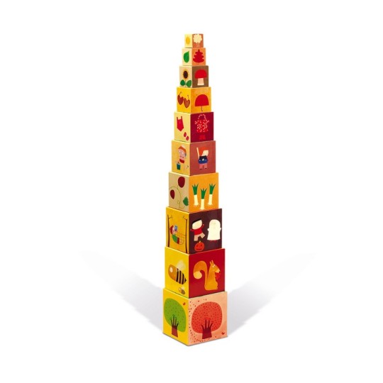 Janod - Torre impilabile in cartone