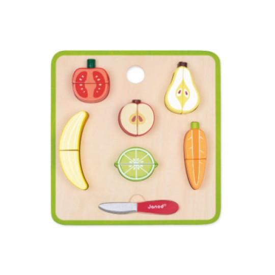 Janod - Tagliere frutta e verdura Chunky