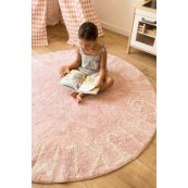 Lorena Canals - Tappeto Round ABC Vintage Nude NATURAL Diam 150