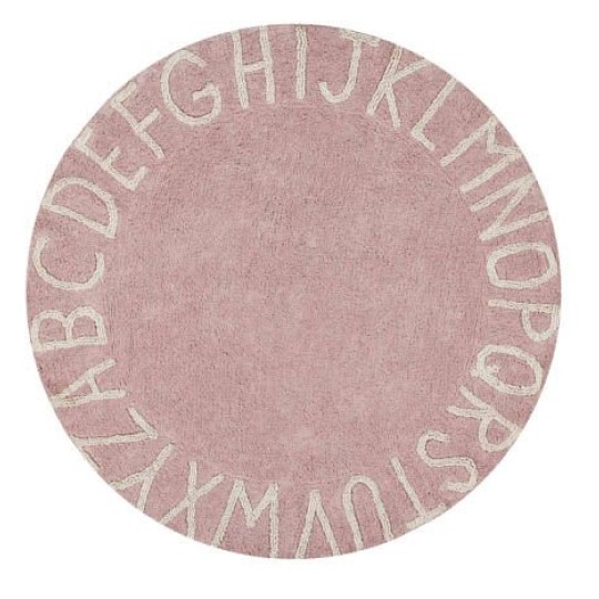 Lorena Canals - Tappeto Round ABC Vintage Nude NATURAL Diam 150
