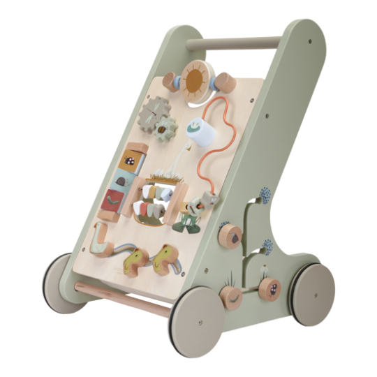 Little Dutch - Carrello primi passi con giochi a incastro