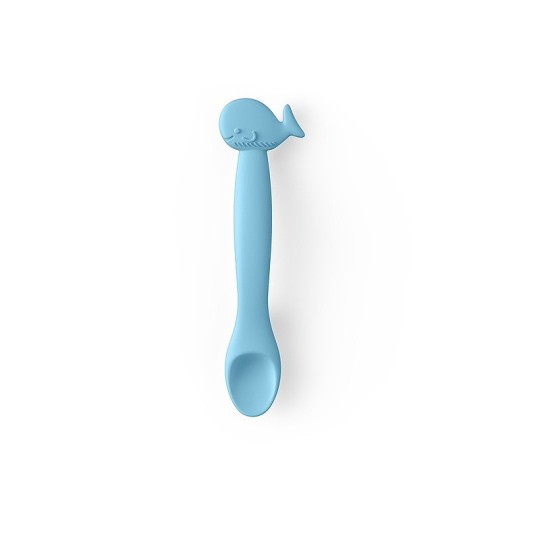 Suavinex - Cucchiaio in silicone flessibile - Colori Suavinex: Azzurro