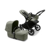 Bugaboo - Navicella e Passeggino Bugaboo Donkey 5 Mono Completo - Colori Bugaboo: Black/Forest Green