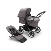 Bugaboo - Navicella e Passeggino Bugaboo Donkey 5 Mono Completo - Colori Bugaboo: Graphite/Grey Melange