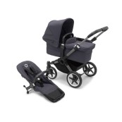 Bugaboo - Navicella e Passeggino Bugaboo Donkey 5 Mono Completo - Colori Bugaboo: Graphite/Stormy Blue