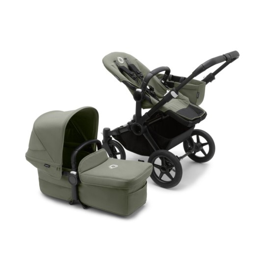 Bugaboo - Navicella e Passeggino Bugaboo Donkey 5 Mono Completo - Colori Bugaboo: Black/Forest Green