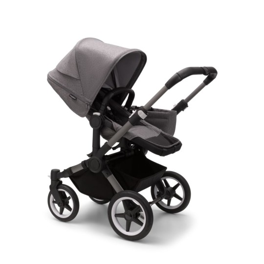 Bugaboo - Navicella e Passeggino Bugaboo Donkey 5 Mono Completo - Colori Bugaboo: Graphite/Grey Melange