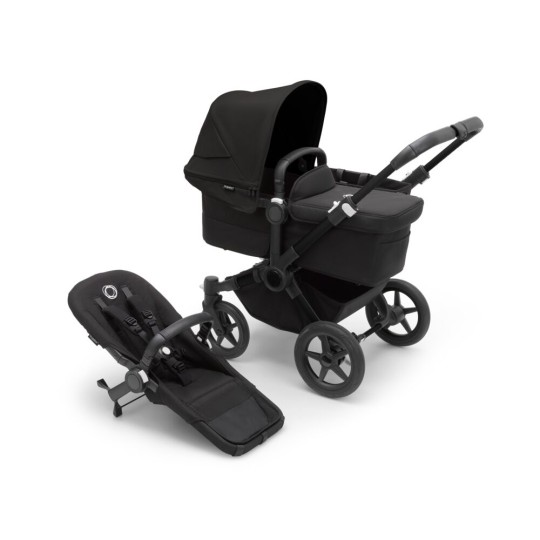 Bugaboo - Navicella e Passeggino Bugaboo Donkey 5 Mono Completo - Colori Bugaboo: Black/Midnight Black