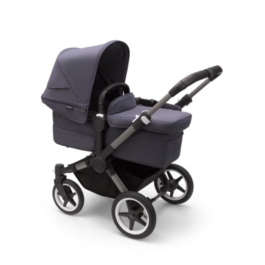 Bugaboo - Navicella e Passeggino Bugaboo Donkey 5 Mono Completo - Colori Bugaboo: Graphite/Stormy Blue