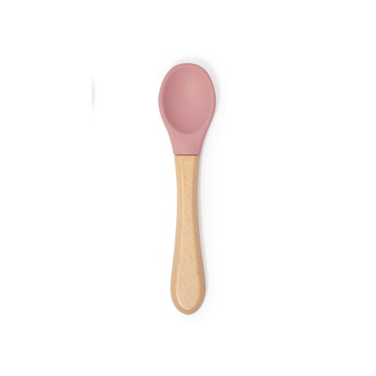 Soina - Cucchiaio in silicone - Colori Soina: Rosa Antico
