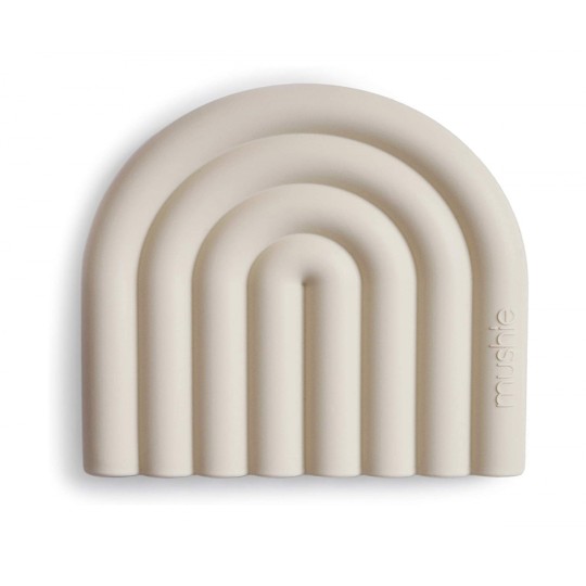 Mushie - Massaggiagengive arcobaleno 100% Silicone - Versioni Mushie: Shifting Sand