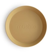 Mushie - Set 2 Piatti Piani - Versioni Mushie: Mustard