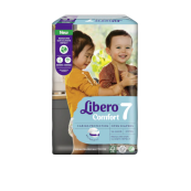 Libero - Pannolini per neonati e bambini - Taglia Pannolini: Comfort 7 (16-26kg) 21pz