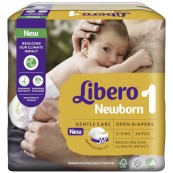 Libero - Pannolini per neonati e bambini - Taglia Pannolini: Newborn (2-5 kg) 24pz