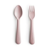 Mushie - Set Posate per bambini - Versioni Mushie: Blush