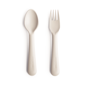 Mushie - Set Posate per bambini - Versioni Mushie: Ivory