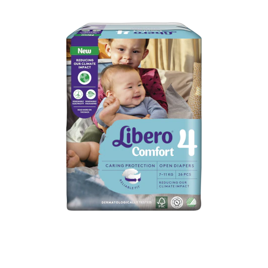 Libero - Pannolini per neonati e bambini. Acquistali ora sul nostro e-shop!  - Taglia Pannolini: Comfort 4 (7-11kg) 26pz