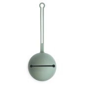 Mushie - Portaciuccio in silicone - Versioni Mushie: Cambridge Blue