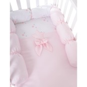 Picci - Microletto co-sleeping con completo tessile Dream - Colore: Bianco - Rosa