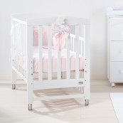 Picci - Microletto co-sleeping con completo tessile Dream - Colore: Bianco - Rosa