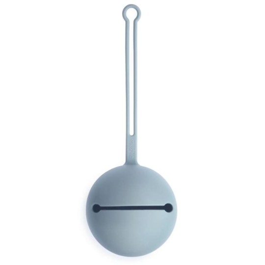 Mushie - Portaciuccio in silicone - Versioni Mushie: Powder Blue