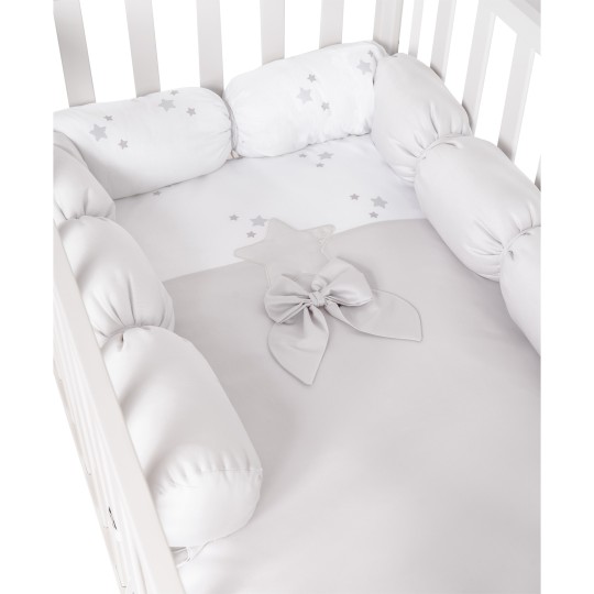 Picci - Microletto co-sleeping con completo tessile Dream - Colore: Tortora - Tortora