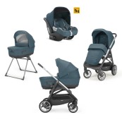 Inglesina - Sistema Quattro Aptica + Darwin i-Size - Colore Inglesina: vancouver blue