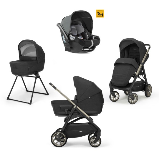 Inglesina - Sistema Quattro Aptica + Darwin i-Size - Colore Inglesina: mystic black