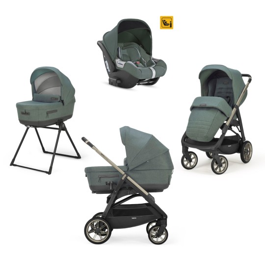 Inglesina - Sistema Quattro Aptica + Darwin i-Size - Colore Inglesina: neptune greyish