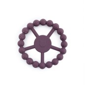 Soina - Anello da dentizione - 100% Silicone - Colori Soina: Melanzana