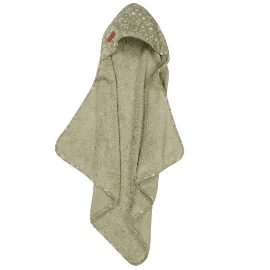LITTLE DUTCH - Accappatoio triangolo 75x75 - Colori Little Dutch: Wild Flower Olive