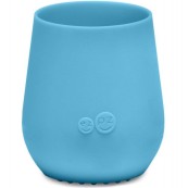 Ezpz - Bicchiere Tiny Cup - 100% Silicone - Colori Ezpz: Azzurro