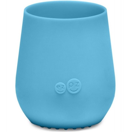 Ezpz - Bicchiere Tiny Cup - 100% Silicone - Colori Ezpz: Azzurro