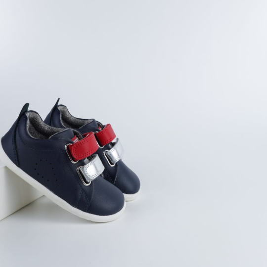 Bobux - Scarpina Step Up Grass Court Switch - Taglia Scarpe: 20, Colore Bobux: Navy