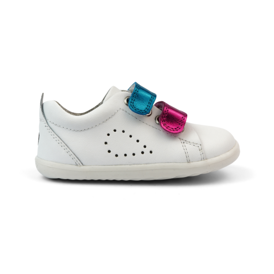 Bobux - Scarpina Step Up Grass Court Switch - Taglia Scarpe: 21, Colore Bobux: White
