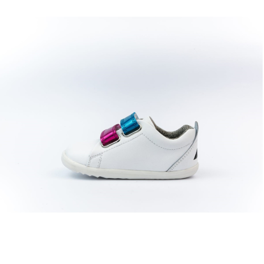 Bobux - Scarpina Step Up Grass Court Switch - Taglia Scarpe: 20, Colore Bobux: White